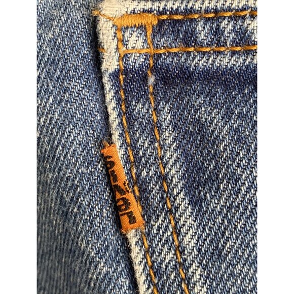 Levi's 505 Jeans 42x30 Men's Regular Fit Straight Leg Medium Wash Orange Tab - Picture 12 of 14